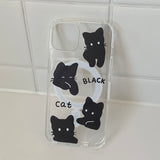 Black - Black Cat Magsafe Phone Case