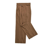 マティックスリラックスベルトパンツ / MATIX RELAXED BELTED PANTS_BRICK BROWN