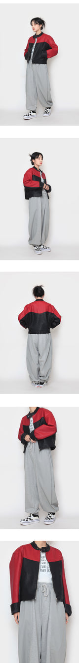 ミックスカラーリングバルーンジョガーパンツ / Mixed Coloring Balloon Jogger pants