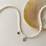 パールホワイトグレープネックレス/PEARL WITH GRAPE  NECKLACE