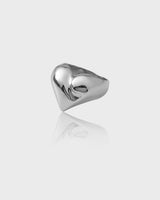 [925Silver] Plump heart ring