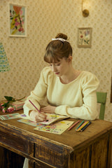 BACK RIBBON KNIT