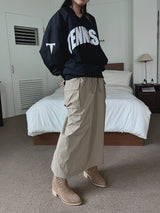 カーゴ バンディング ロングスカート / Cargo Banding Long Skirt (4color)