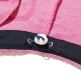 KIRSH X MISAKI KAWAI FLEECE MIX PATCH STADIUM JACKET [PINK]