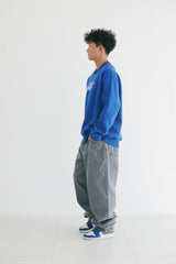 ロゴクルーネック / BSR2223FWPO033 BS LOGO CREWNECK BLUE