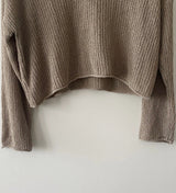 Dense V neck knit