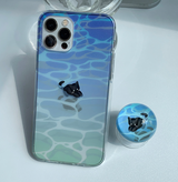 スイムブラックサムキャットフォーンケース / Swim black Sumcat Phone Case