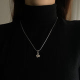 スノーフラワーネックレス/SNOW FLOWER NECKLACE