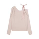 BALLET ONE-SHOULDER KNIT