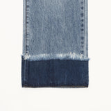 ワイドフィットロールアップデニムパンツ/WIDE FIT LIGHT BLUE ROLL UP DENIM PANTS [16635]