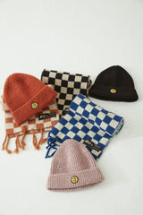 SM:]E PATCH BEANIE PINK MELANGE (6639323414646)