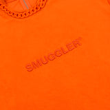 ディタチャブルチェーンテリーTシャツ/[UNISEX] Detachable Chain Terry T-Shirt (Orange)