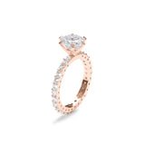 フェミニン ソリティア リング / Feminine Solitaire Ring (rosegold)