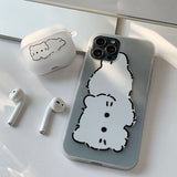 White - Real Fur Some Cat Phone Case
