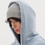 PIGMENT STUDS HOODIE (BLUE)