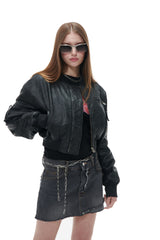 FOLD DENIM-BLACK