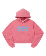 939 LOGO CROP HOOD (SALMON)