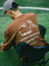 DAKYAM 2023 AW ドロッピングニードルハミングバードマンダラフラワービニールミュージックTシャツ