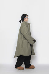 ロングボンバーパッディドジャケット