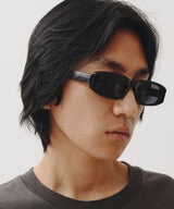 COLOR LENS SUNGLASS (BLACK)