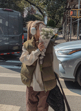 (UNISEX) ユランベーシックハーフダウンベスト