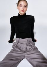 ASYMMETRIC WIDE WOOL PANTS (6624198688886)