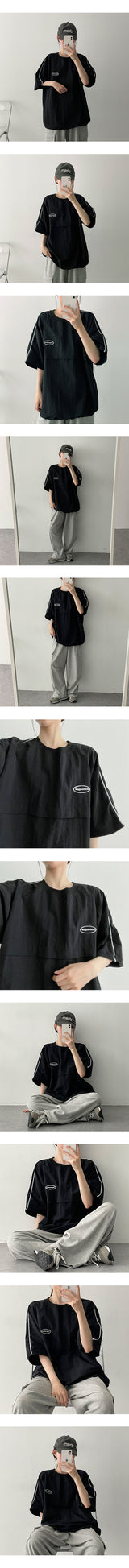 ナイロンストリングショートスリーブTシャツ / Nylon String Short-Sleeved T-Shirt