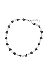 BLACK BUTTERFLY PEARL CHOKER (6684542828662)
