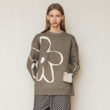 フラワーニット/FLOWER KNIT_BEIGE