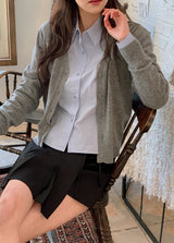 FV Basic Slim Line Crop Shirt (5color)