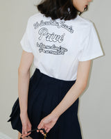DVRK PRIVÉ SECRET JARDIN ロゴ ベビー T シャツ - ホワイト