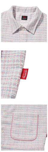 リバティーツイードジャケット/LIBERTY TWEED JACKET [PINK]
