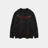 ASCLO クリスマスレタリングブラッシュニット(3color)