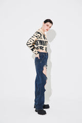 ニュースカラーTシャツ/NEWS COLLAR T-SHIRT