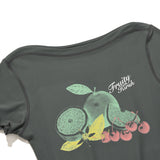 グラフィックポイント半袖ラッシュガード / GRAPHIC POINT SHORT SLEEVE RASHGUARD [CHARCOAL]