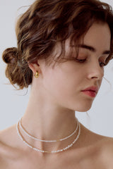 Water Drop One-touch Earrings (XL)