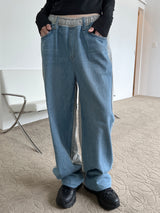 デニムトレーニングカラーパンツ/Denim Training Color Pants (2color)