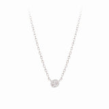 white bezel necklace