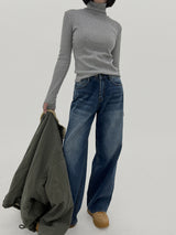 no.1836 トークジーンブルーツーボタンパンツ / no.1836 Talk Jean Blue Two Button Pants