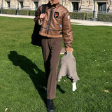 ASCLO Rose Semi Wide Slacks (4color)