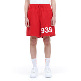 939 LOGO SWEAT SHORTS (DEEP RED)