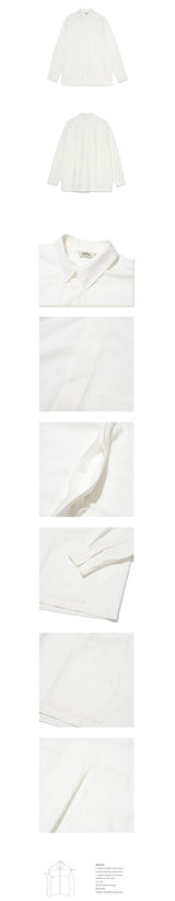 イージーオーバーサイズシャツ/EASY OVERSIZE SHIRTS [WHITE]