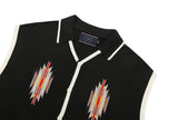 エスニックカラーニットカーディガン / ETHNIC COLLAR KNIT CARDIGAN_BLACK