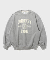 ゴールデン刺繡スウェット/Golden Emblem Sweatshirt (Grey)