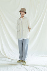 4POCKET BDU COTTON 1/2 SHIRT OATMEAL (6559933726838)