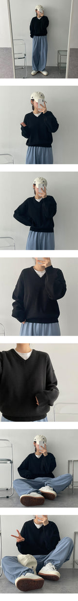 オリーブEネックニットウェア / Olive E-Neck Knitwear