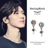 サンライト430-D2トパーズシルバーイヤリング / Sunlight430-D2 Topaz silver earring (4593412538486)