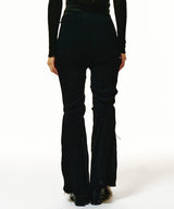 221-WAVE KNIT RIBBON BOOT CUT PANTS (6677538930806)