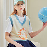 Smile knit vest (6684774695030)