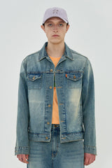 FLOWER DENIM JACKET